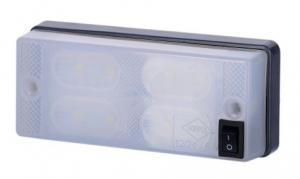 Lampa LED oświetlenia wnętrza, diodowa,+ włącznik 12/24V LWD 658